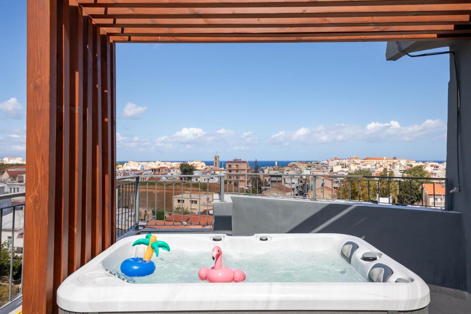 Anele Luxury Suites - Roof Top Jacuzzi La Canée Extérieur photo