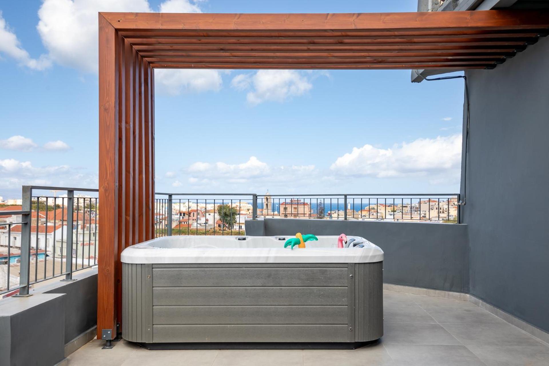 Anele Luxury Suites - Roof Top Jacuzzi La Canée Extérieur photo