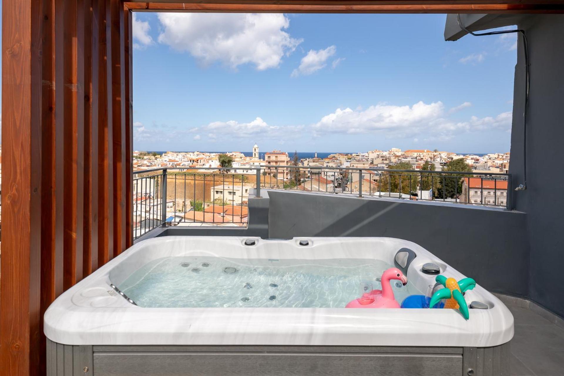 Anele Luxury Suites - Roof Top Jacuzzi La Canée Extérieur photo
