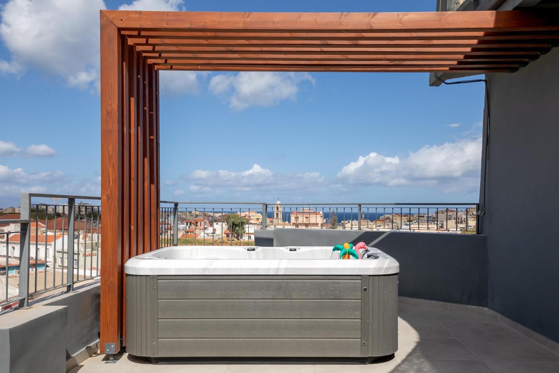 Anele Luxury Suites - Roof Top Jacuzzi La Canée Extérieur photo